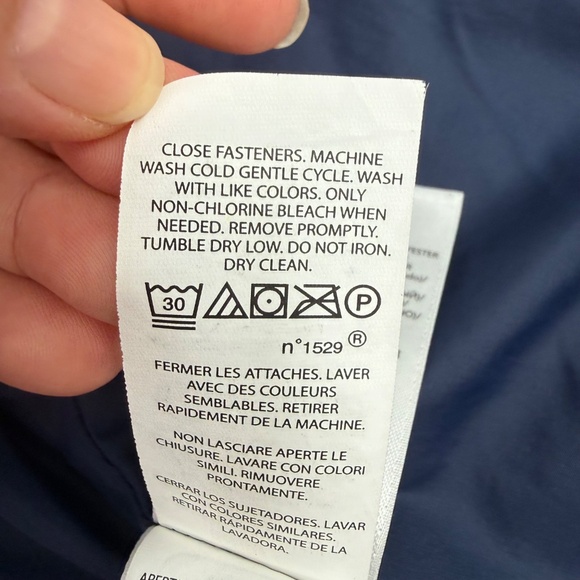 Polo Ralph Lauren Jacket Child Size 6X Blue Hooded Diamond Quilted Corduroy Trim - Picture 14 of 16